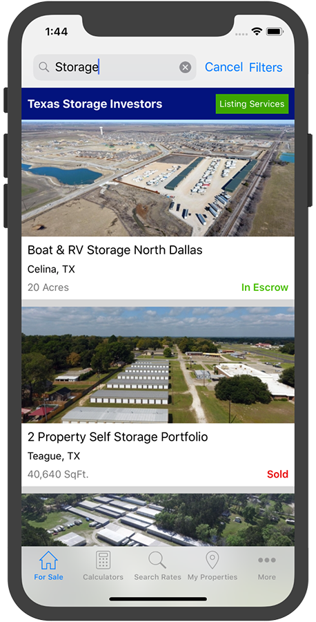 Storage Properties for Sale